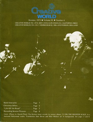 Stan Kenton Creative World Magazine - October 1973