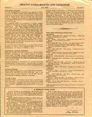 Stan Kenton Creative World Magazine - July 1972