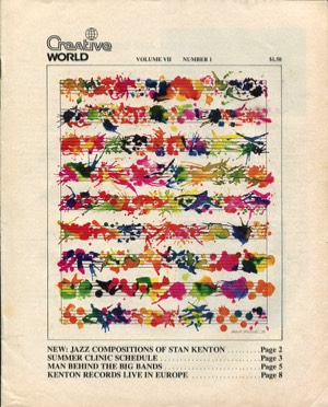 Stan Kenton Creative World Magazine - 1977